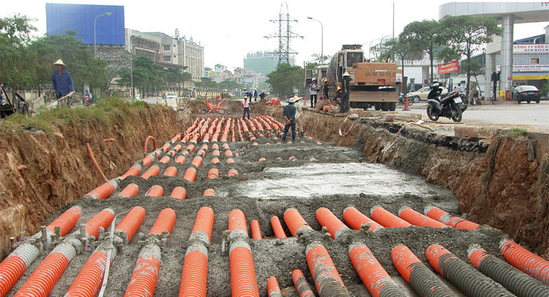 Báo giá thi công Cáp ngầm tại Hà Nội