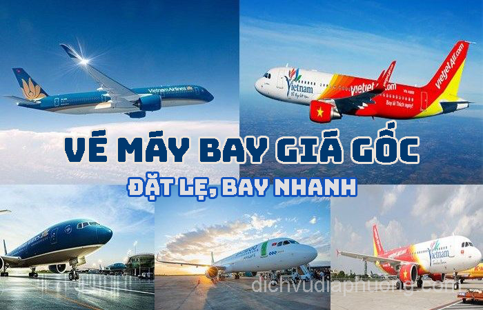 Vé máy bay giá gốc tại Hà Nội